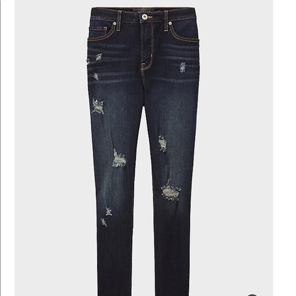 Sky high distressed skinny Jean - Picture 4 of 8